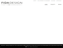 Tablet Screenshot of fidadesign.it